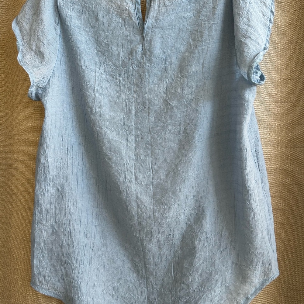 Petal Sleeve Large Blouse - Picture 3 of 4